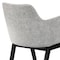 Armen Living Westmont and Renzo Gray and Black 5 Piece Dining Set SETWEDI5REBLGR - alternate 7